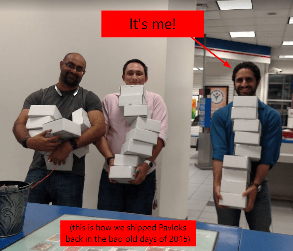 Me with Maneesh and Daniel